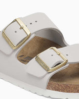 Birkenstock Arizona NU Çift Bantlı Kadın Terlik Antique White