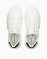 Calvin Klein Malmo Kısa Kalın Taban Mono Logo Erkek Sneaker Bright White/Black