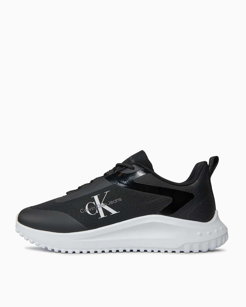 Calvin Klein Runner Low Top Logolu Sneakers Black/Bright White