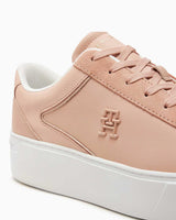 Tommy Hilfiger Platform Court Logolu Sneaker Pink Bloom