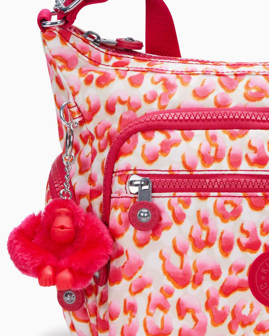 Kipling Gabbie S Kadın Omuz Çantası Latin Cheetah