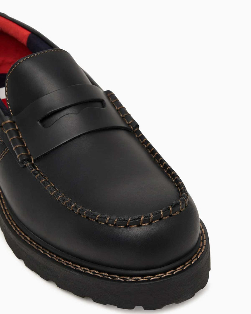 Tommy Hilfiger Archive '01 Erkek Loafer Black