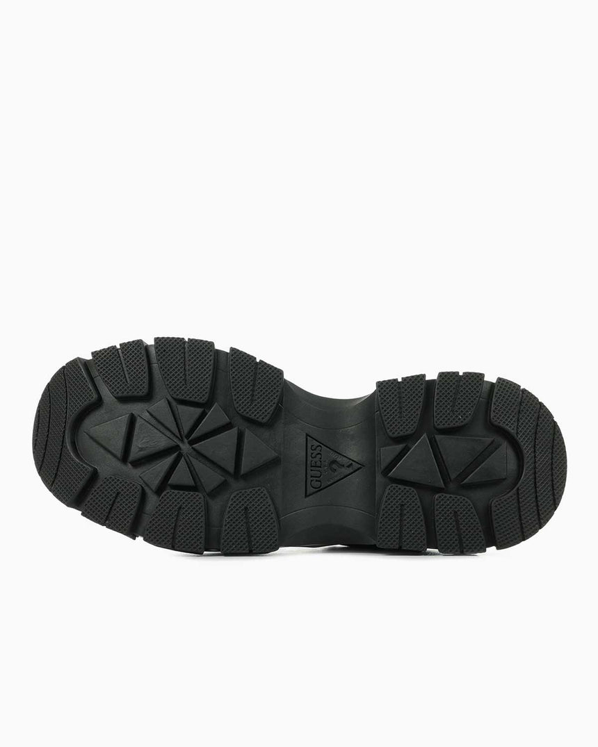 Guess Logolu Kalın Tabanlı Sneaker Black Brown