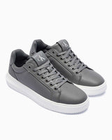 Calvin Klein Jeans Chunky Cupsole Clean Low Top Sneaker Charcoal Grey/Bright White