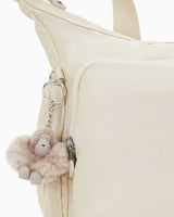 Kipling Gabbie Basic Plus Çarpaz Askılı Çanta Beige Pearl