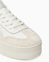 Tommy Hilfiger The Greenwich Flatform Tabanlı Kadın Sneaker Ivory/Silver