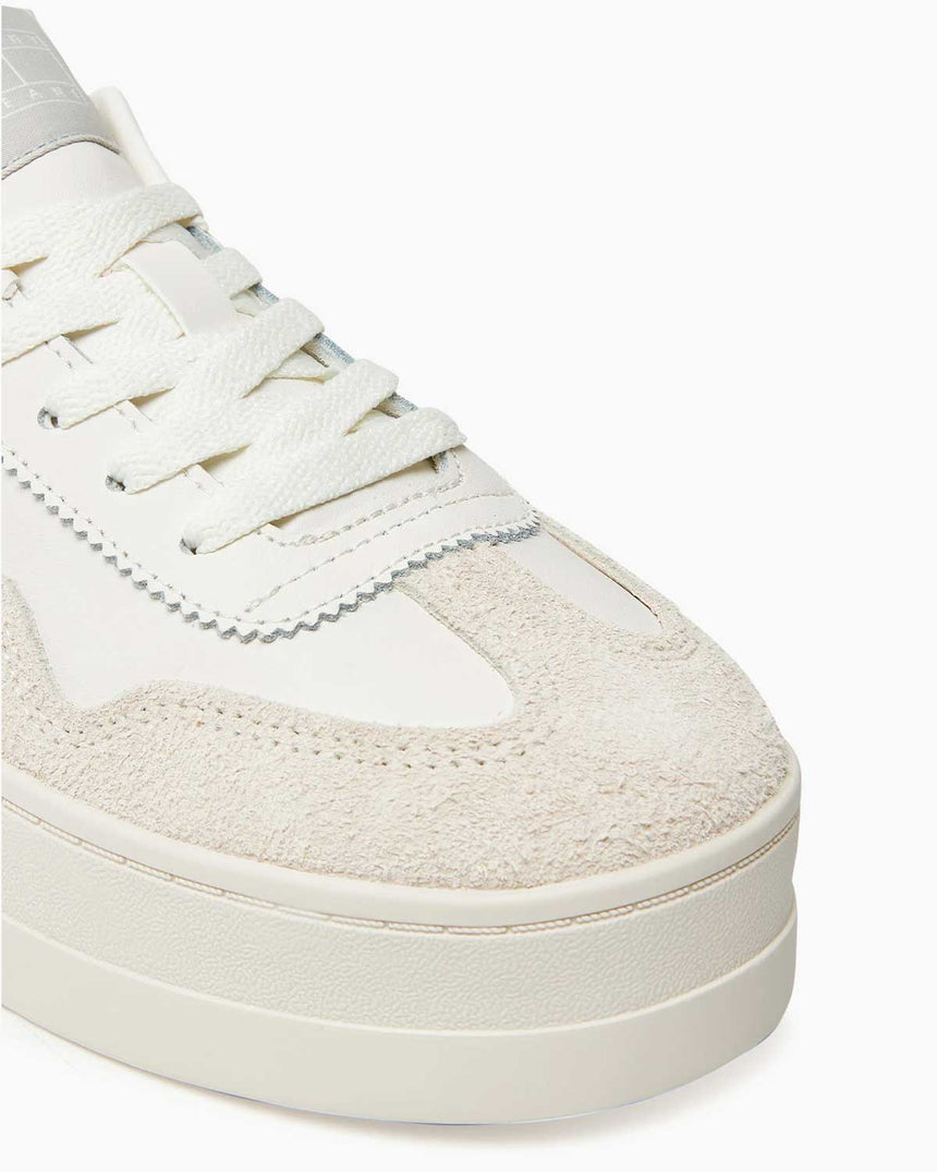 Tommy Hilfiger The Greenwich Flatform Tabanlı Kadın Sneaker Ivory/Silver