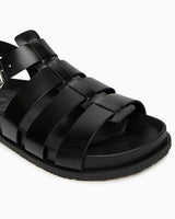 Tommy Hilfiger Bindi Patentli Kadın Balıkçı Sandalet Black