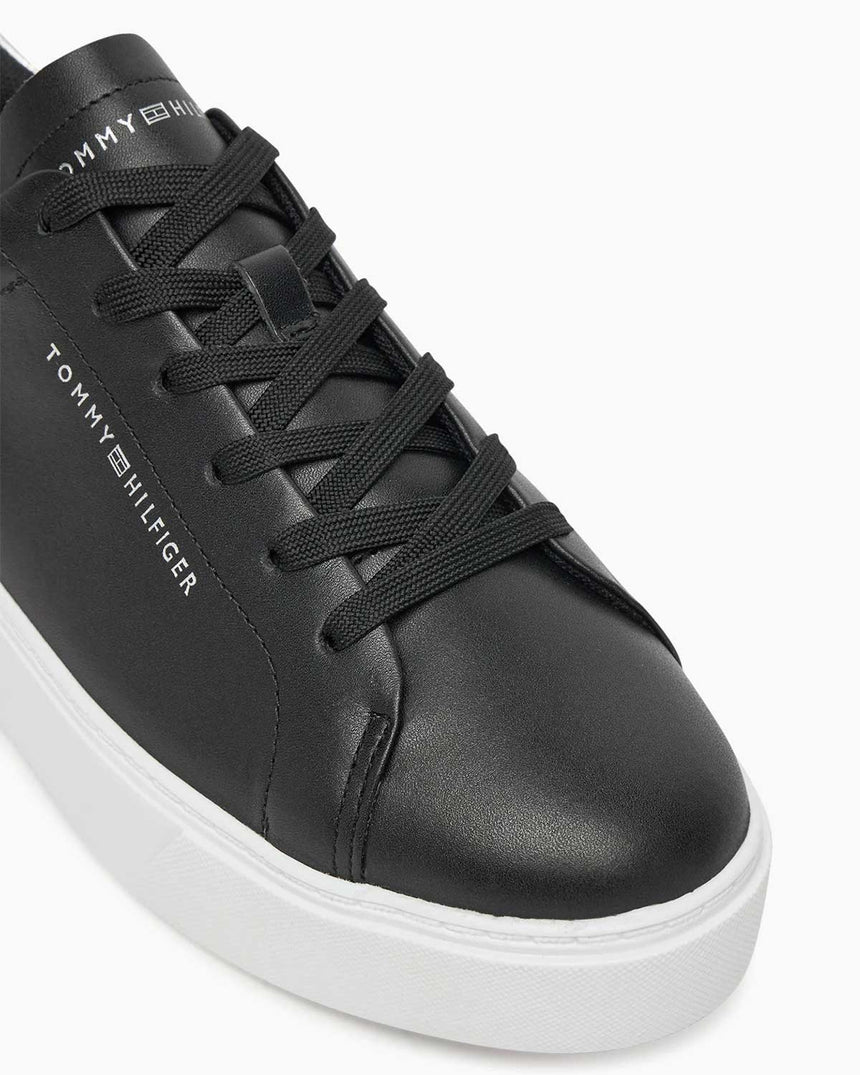 Tommy Hilfiger Seren Platform Tabanlı Kadın Sneaker Black/Silver