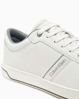 Calvin Klein Low Top Lace Up Logo Erkek Sneaker White/Granite Road