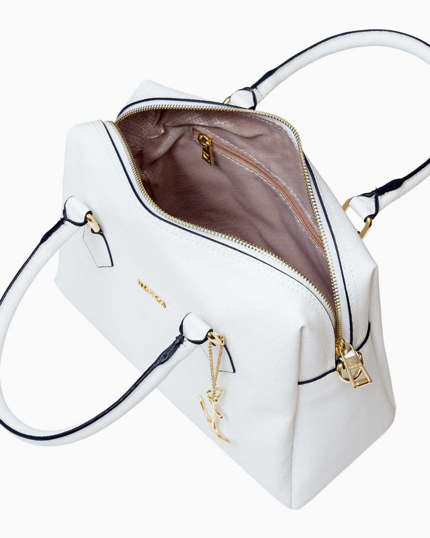 Nautica Uzun Askı Detaylı El Çantası Beyaz