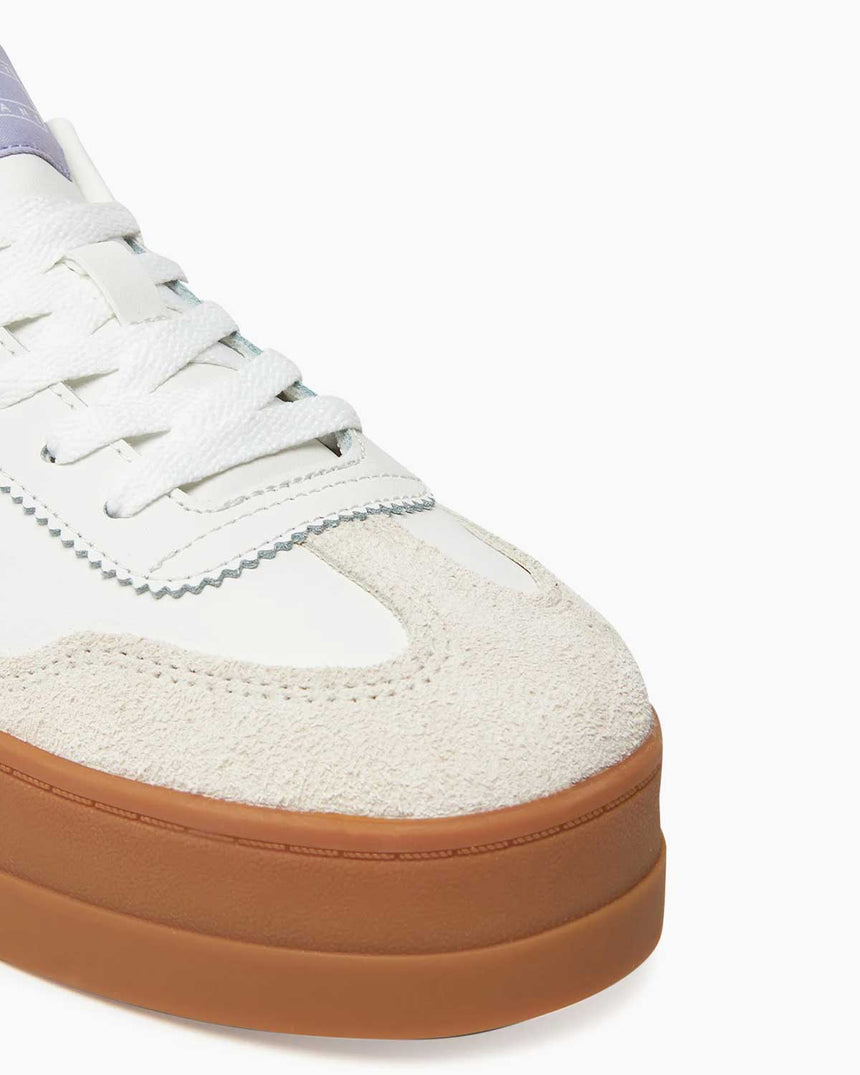 Tommy Hilfiger The Greenwich Flatform Tabanlı Kadın Sneaker Ecru/Amethyst