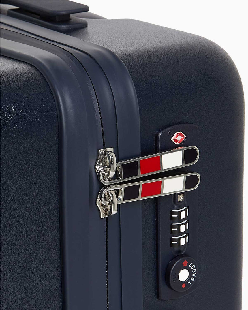 Tommy Hilfiger Suitcase Carry On Kabin Boy Valiz Space Blue