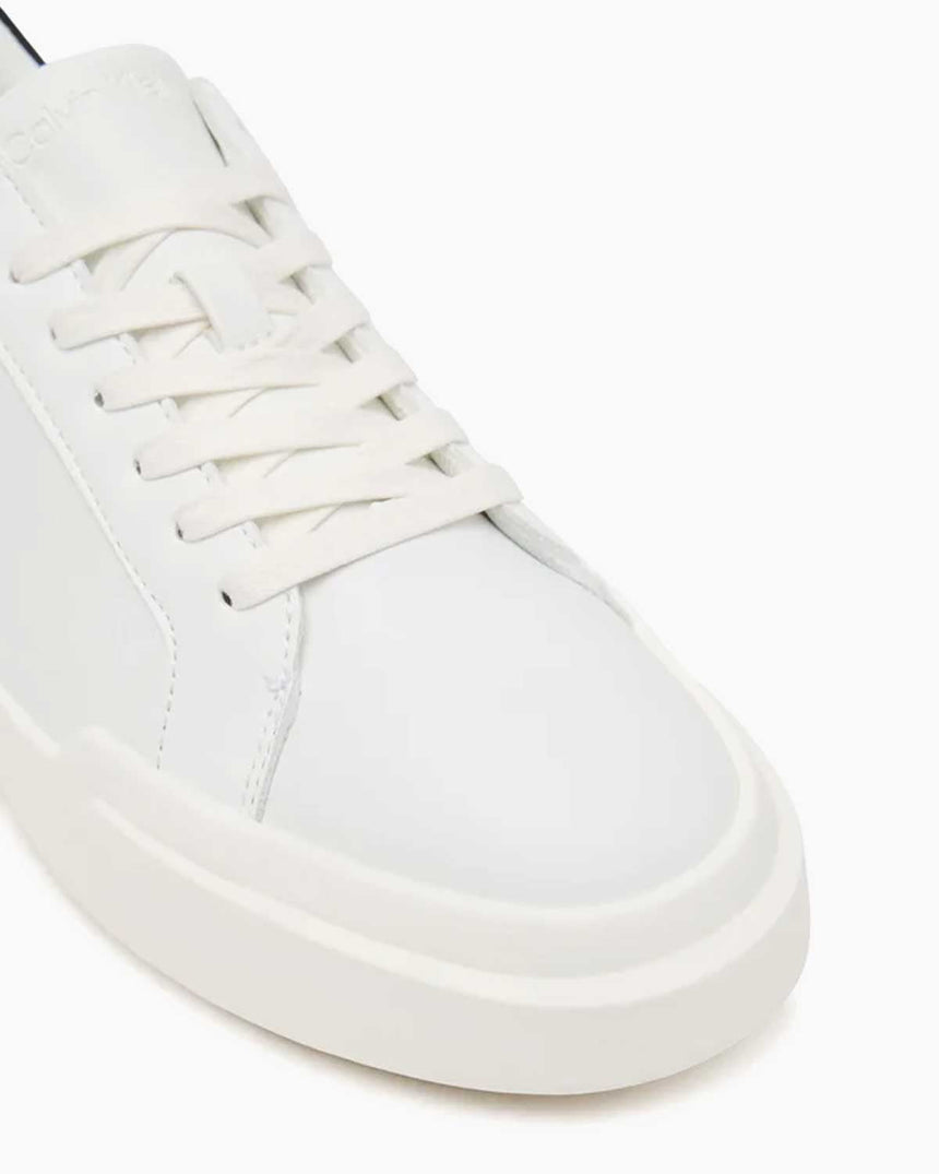 Calvin Klein Minerva Kısa Kalın Topuklu Kadın Sneaker Bright White/Black