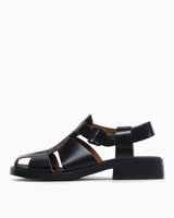Camper Deri Sandalet Siyah