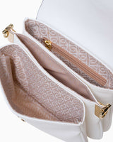 Us Polo Assn Mıknatıs Kapaklı Çapraz Askılı Çanta Beyaz