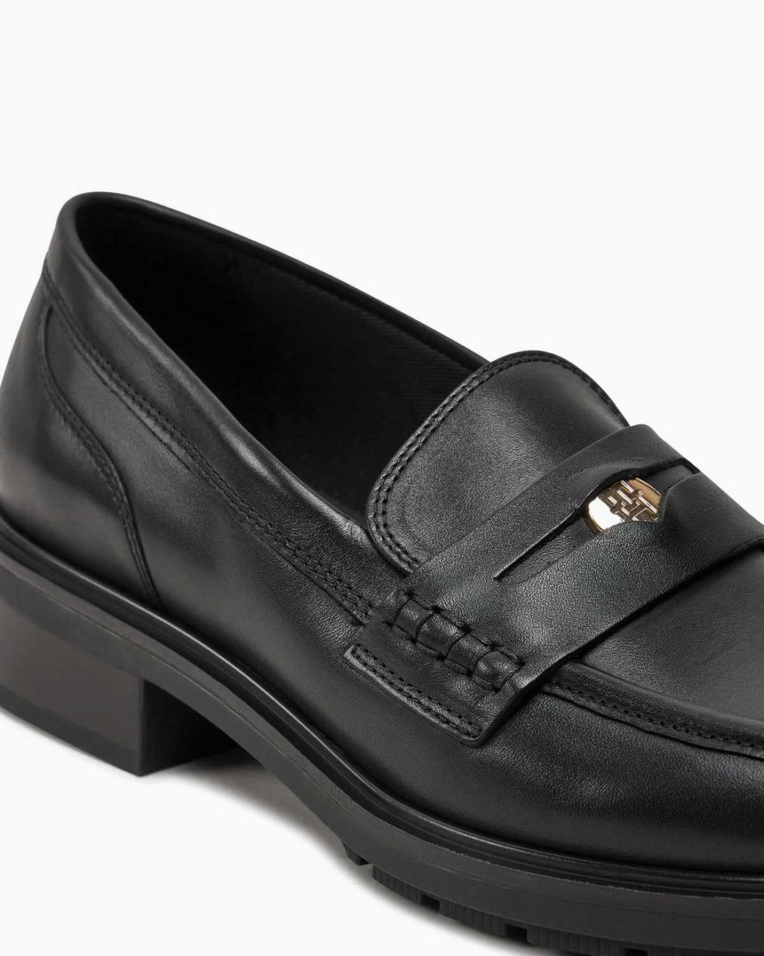 Tommy Hilfiger Penny Loafer Kadın Ayakkabı Black