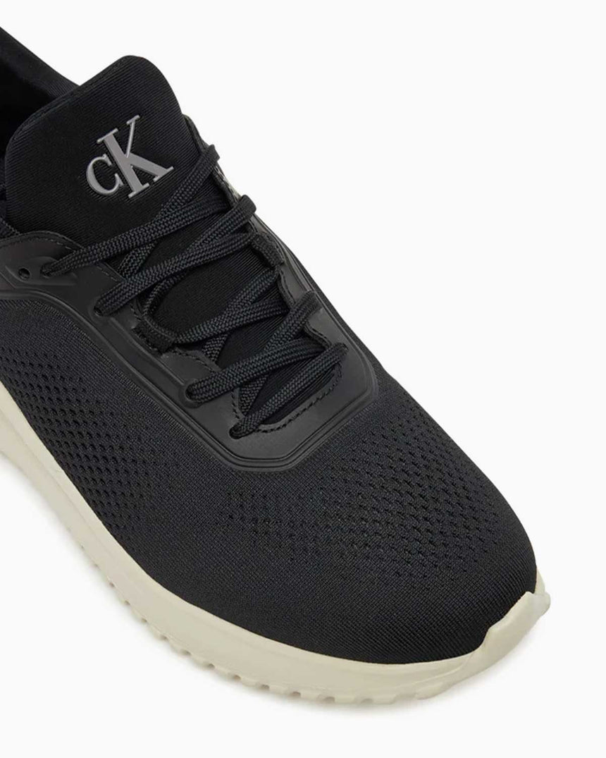 Calvin Klein Lausanne Çorap Detaylı Kadın Koşucu Sneaker Black/Pistachio/White Jade