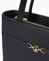 Us Polo Assn Gold Logo Detaylı Omuz Çantası Siyah