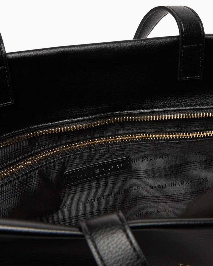 Tommy Hilfiger Logotape Kadın Tote Çanta Black