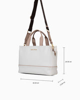 Nautica Logolu El Çantası Beyaz