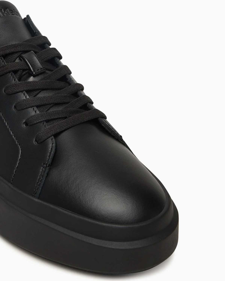 Calvin Klein Avenue Kısa Kalın Taban Erkek Sneaker Triple Black