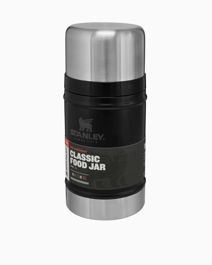 Stanley Efsane Klasik Seri-0.70 Litre Çelik Yemek Termosu Matte Black