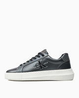 Calvin Klein Chunky Cupsole Lace Up Snekaers Black/White