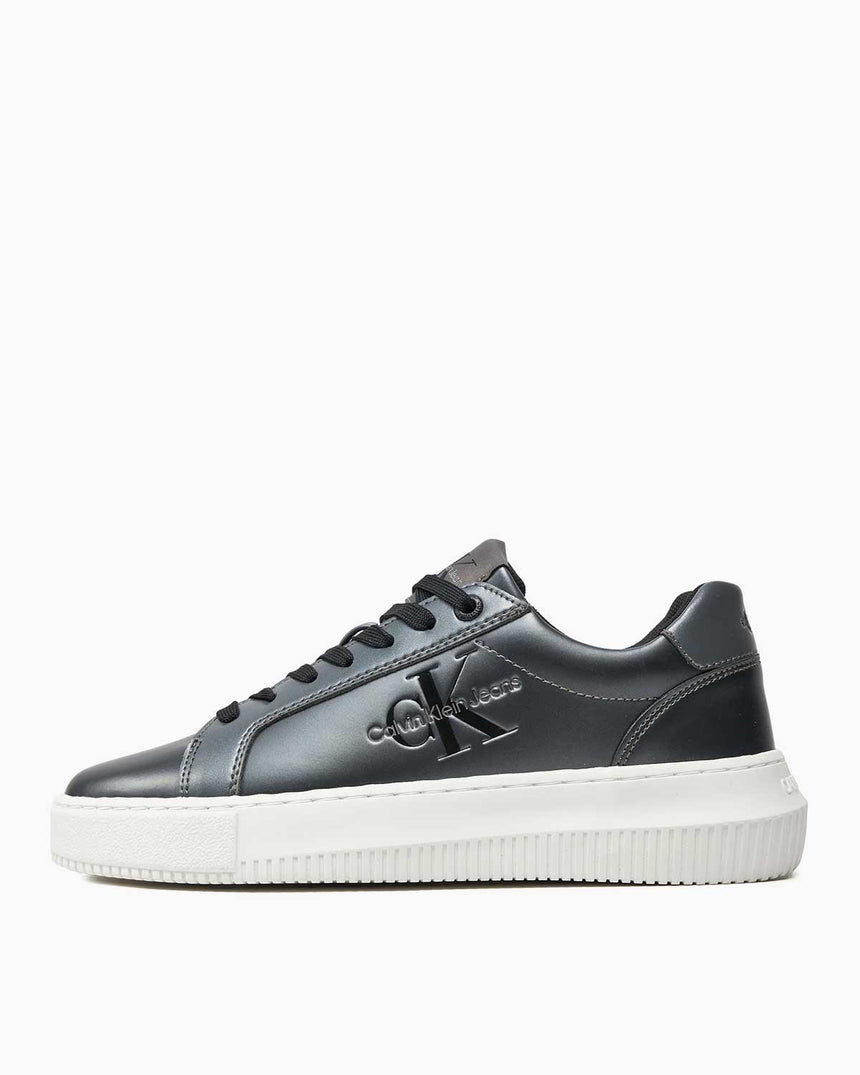 Calvin Klein Chunky Cupsole Lace Up Snekaers Black/White