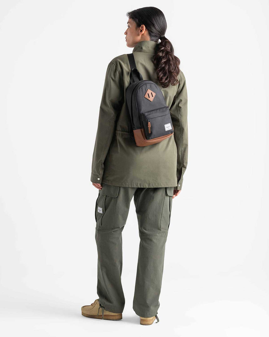 Herschel Heritage Shoulder Bag Sırt Çantası Black/Tan