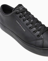 Tommy Hilfiger Leather Low Top Sneakers Black