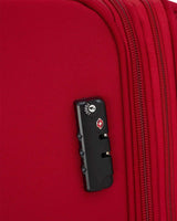 Us Polo Assn Şerit Detaylı Büyük Boy Valiz Kırmızı
