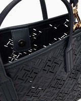 Tommy Hilfiger Monologo Desenli Şehirli Kadın Tote Çanta Space Blue