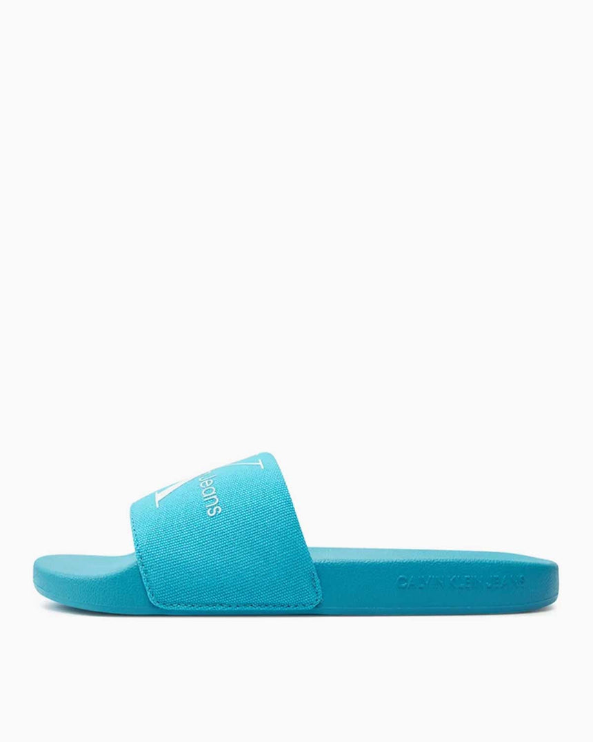 Calvin Klein Slide Monogram Flip Flops Logolu Terlik Blue