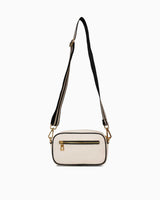 Nautica Logolu Omuz Çantası Bej - Siyah