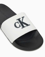 Calvin Klein Miami Erkek Terlik Bright White/Black