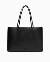 Calvin Klein Foıl Logo Kadın Tote W/Pouch Çanta Black/Toasted Coconut