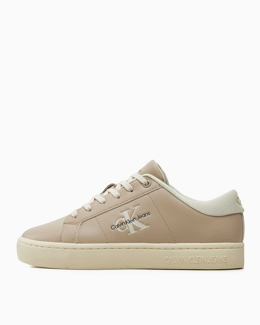 Calvin Klein Jeans Classic Cupsole Low Top Sneakers Eggshell/Creamy White