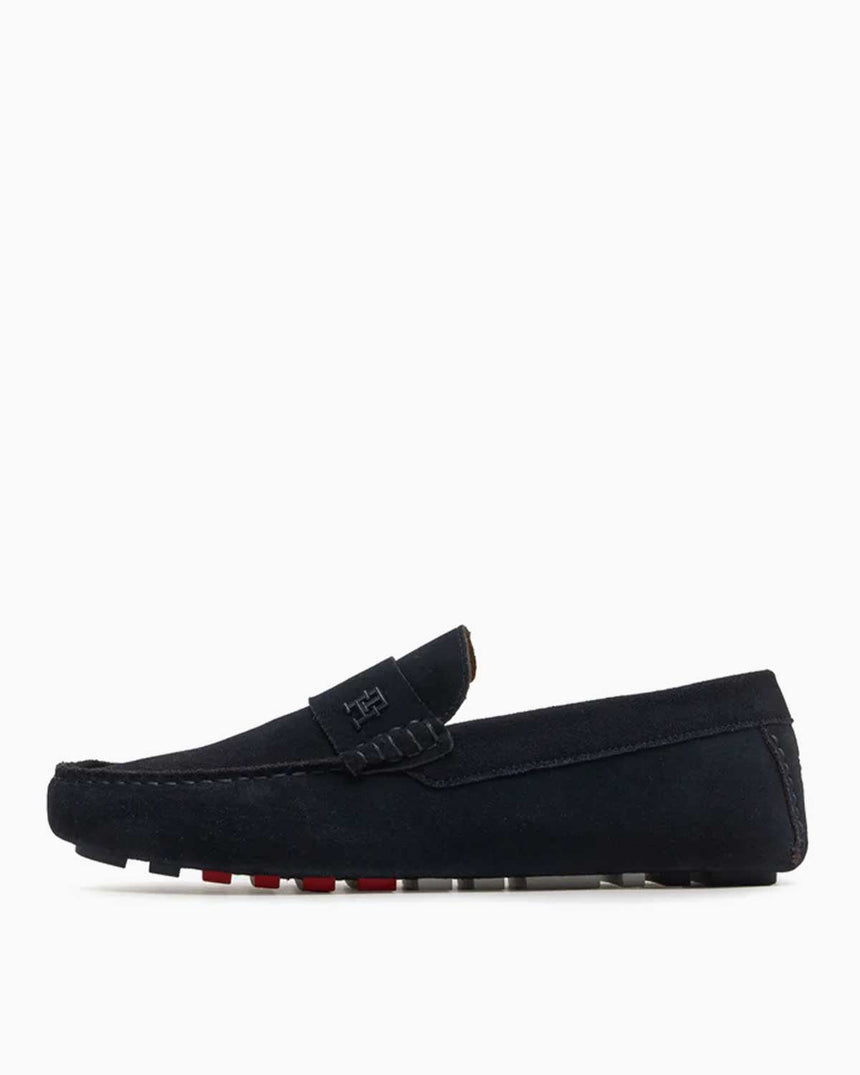 Tommy Hilfiger Classic Suede Driver Erkek Ayakkabı Desert Sky