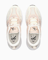 Calvin Klein Retro Tennis Runner Sneakers Creamy White/Whisper Pink/ Oyster M