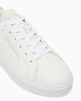Tommy Hilfiger Seren Platform Tabanlı Kadın Sneaker White/Gold