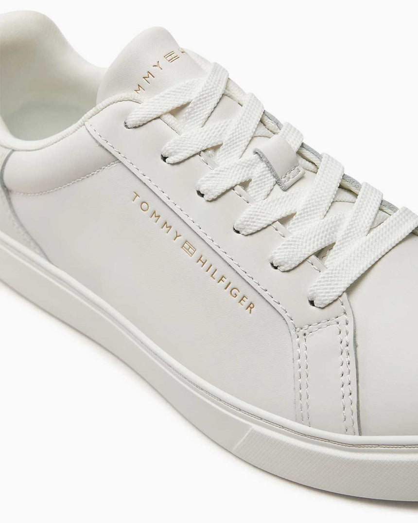 Tommy Hilfiger Essential Court Sneaker Ecru