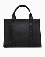 Nautica Ladies Logolu Omuz Çantası Siyah