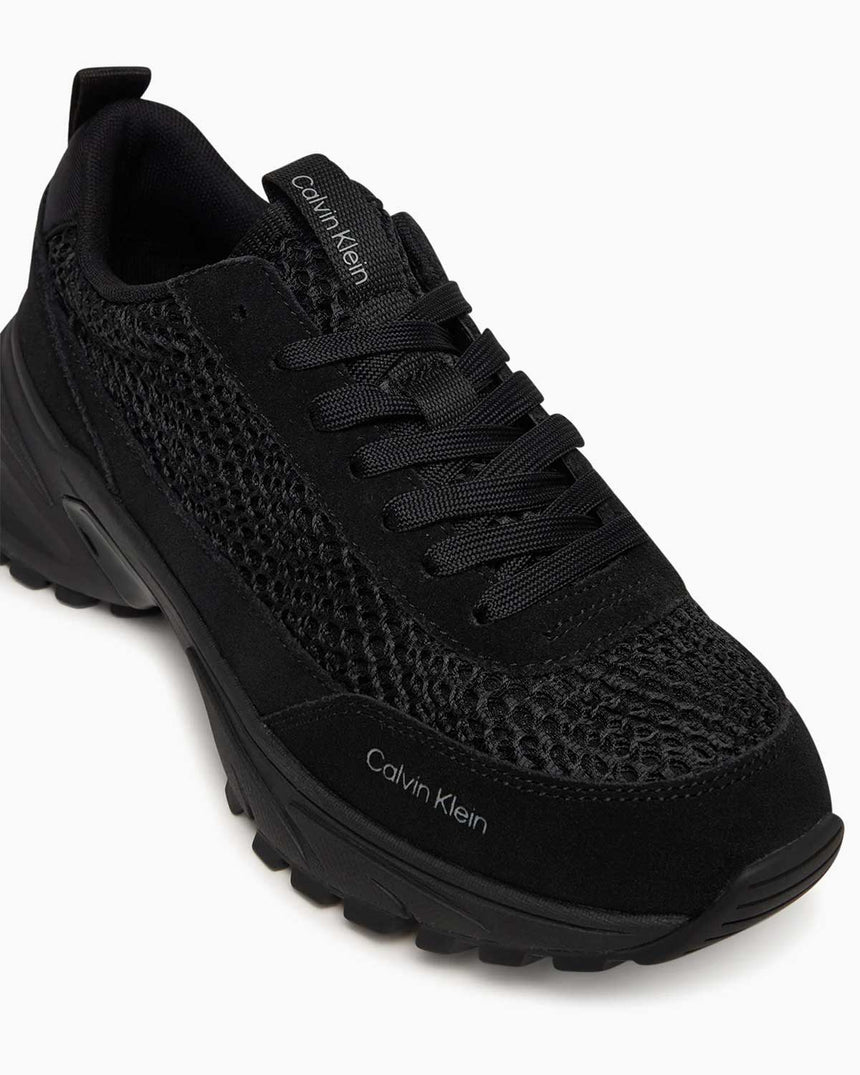 Calvin Klein Trailblazer Hik Runner Techmix Kadın Sneaker Triple Black
