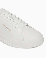 Tommy Hilfiger Court Detail Essential Sneaker Ecru/Brilliant Orange