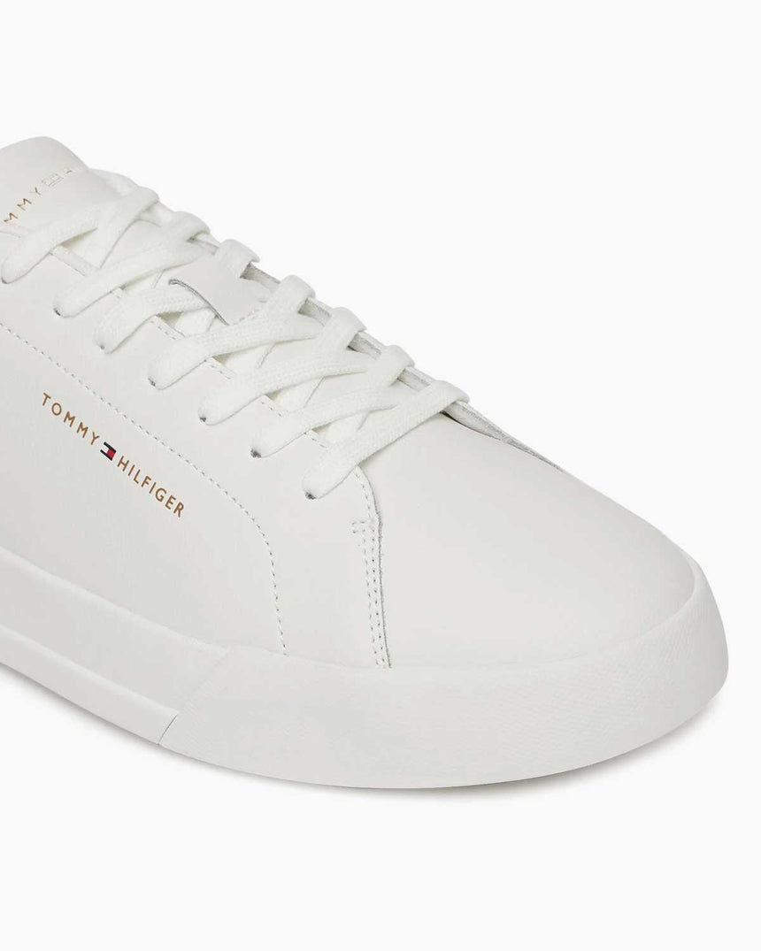 Tommy Hilfiger Court Detail Essential Sneaker Ecru/Brilliant Orange