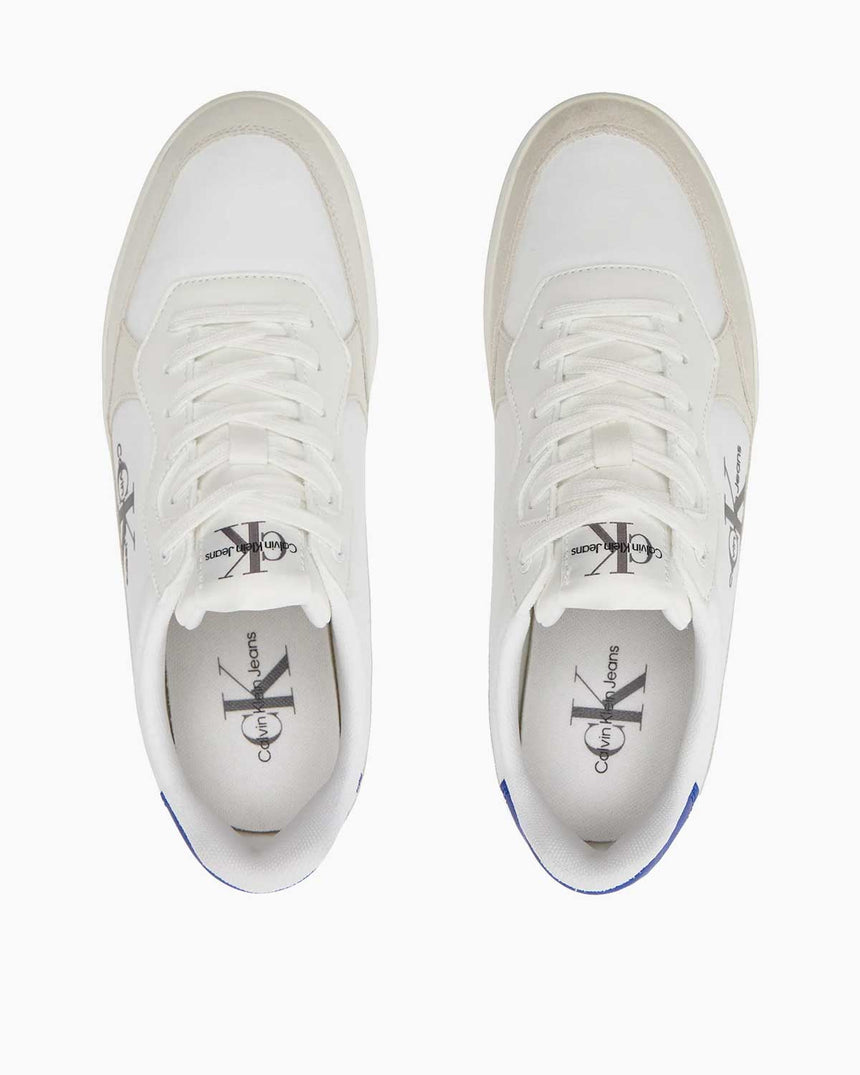 Calvin Klein Classic Cupsole Low Top Sneaker Bright White/Sapphire Blue