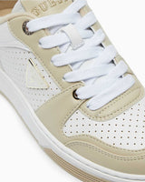 Guess Cupsole Low Logolu Sneaker White Sand