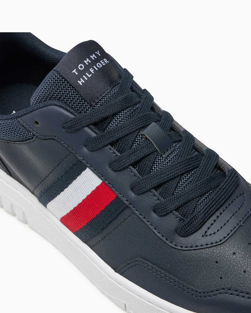 Tommy Hilfiger Basket Core Mid Top Sneakers Desert Sky