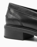 Tommy Hilfiger Logo Leather Loafer Casual Ayakkabı Black